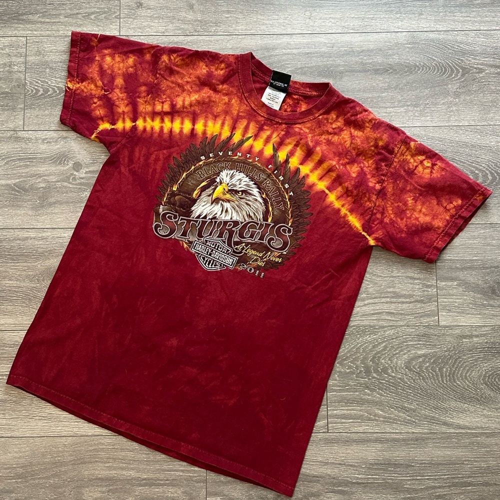 Harley-Davidson Red and Orange Sturgis Tee